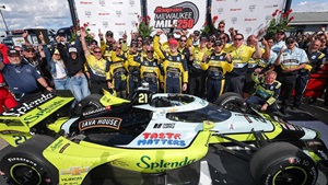 Christian Rasmussen winning Milwaukee in 2025 season.