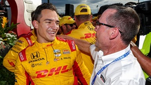 Alex Palou and Barry Wanser