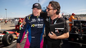 Kyffin Simpson and Dario Franchitti