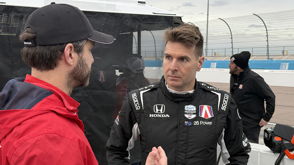 Will Power Starts To Settle In at Andretti With First Test