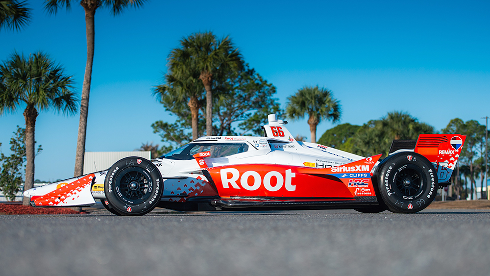 MSR Uncovers Root Insurance Livery for Marcus Armstrong’s Car