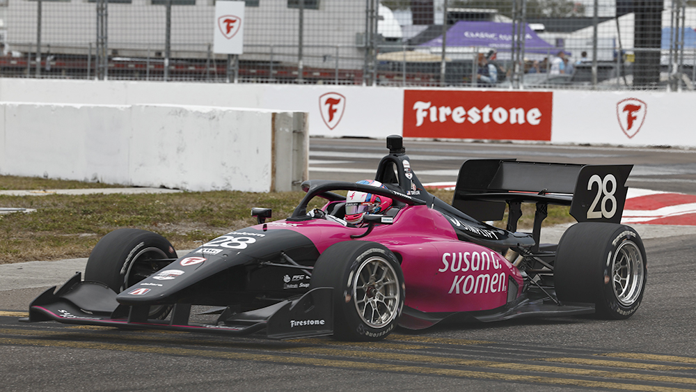 Max Taylor Easily Leads Andretti 1-2-3 in Opening St. Pete Practice