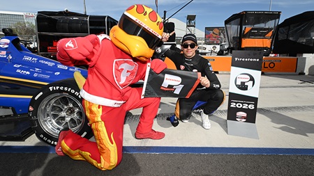 thumbnail for De Tullio Earns First Career Pole as Rookies Rule Arlington Qualifying