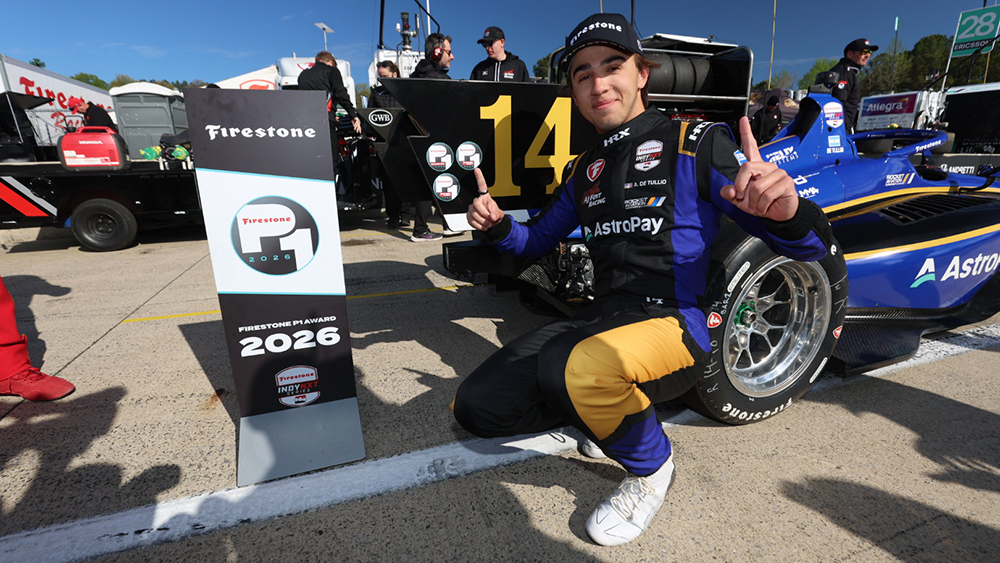 Alessandro de Tullio Sweeps Barber Qualifying for Two Poles