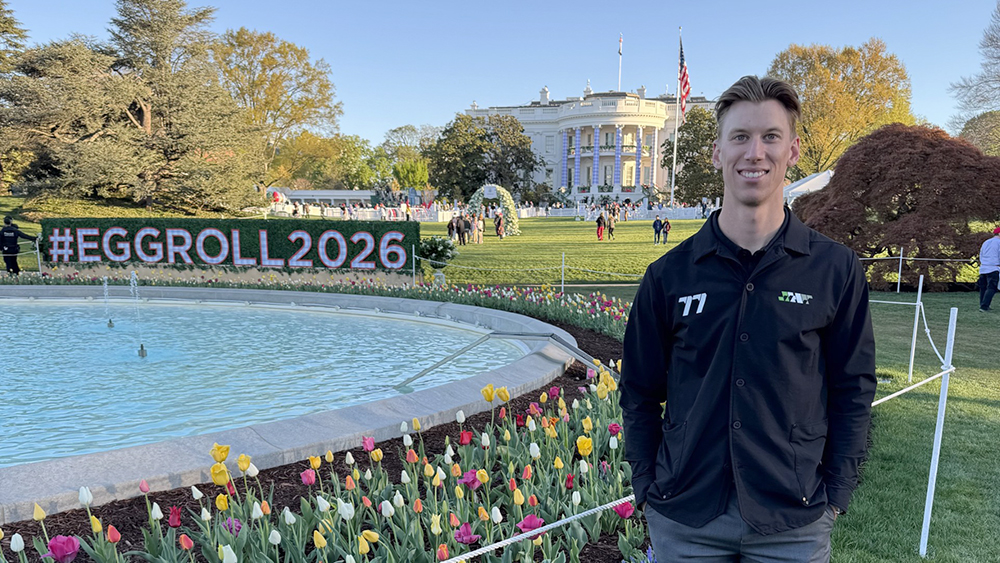 Sting Ray Robb Enjoys Egg-cellent Time at White House Easter Event