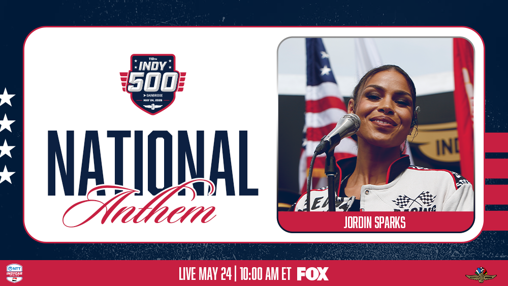 Jordin Sparks To Perform National Anthem at Indianapolis 500