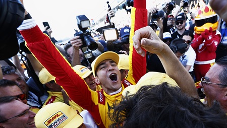 thumbnail for Reigning Winner Alex Palou Beats Heat To Earn Second Indy 500 Pole