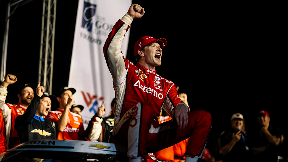 Josef Newgarden Continues Short Oval Reign With WWTR Win
