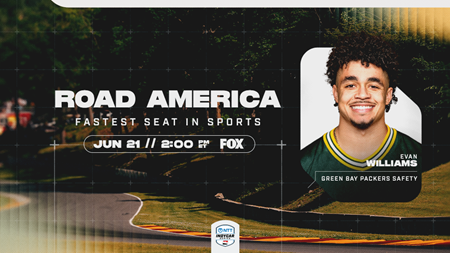 thumbnail for Packers Safety Evan Williams in Fastest Seat at Road America
