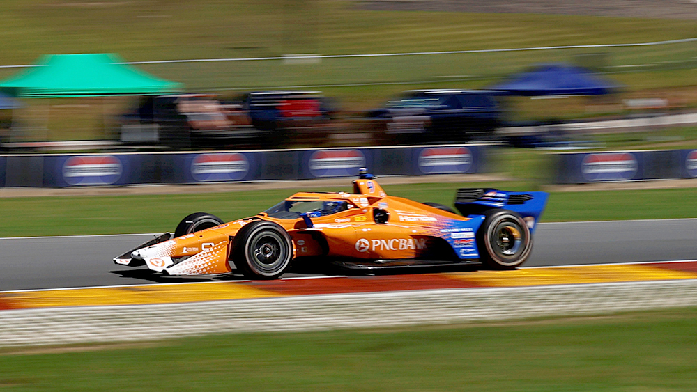 Scott Dixon Finds Leading Pace in Warmup at Road America