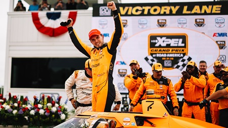thumbnail for Christian Lundgaard Charges From Last to First To Win at Road America