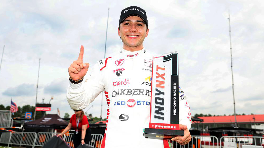 Enzo Fittipaldi Again Sweeps Mid-Ohio, Grabs Series Points Lead