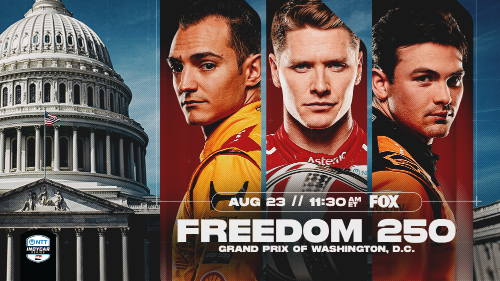 Weekend Schedule, Broadcast Details Announced for Freedom 250 GP