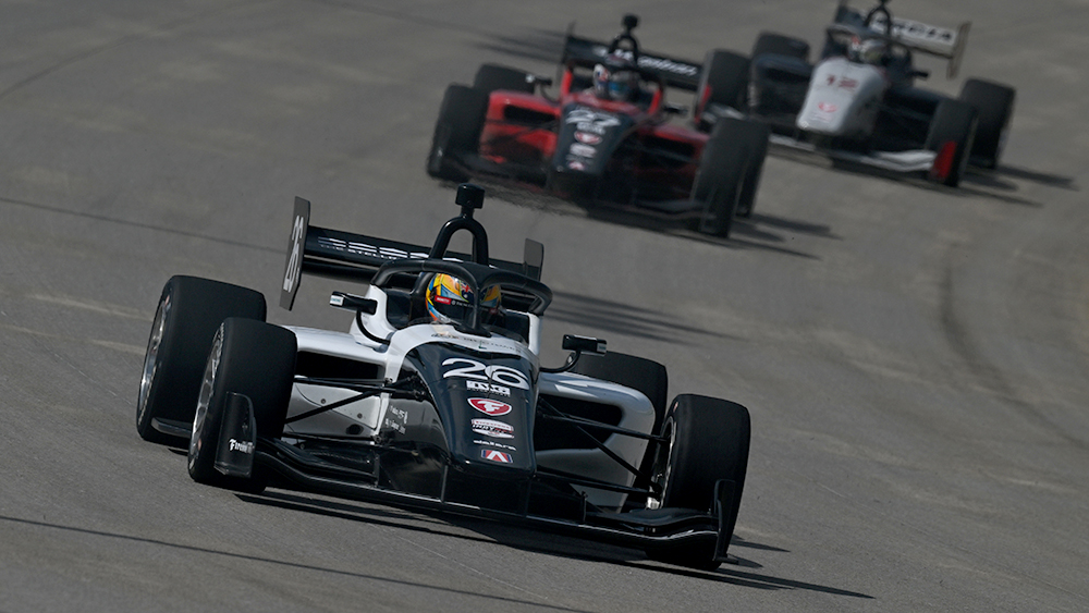 Lochie Hughes Leaps Late to Top of Nashville Practice