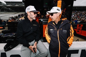 Tony Kanaan and Jimmie Johnson