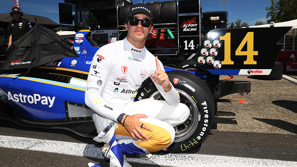 Alessandro De Tullio Drives Closer to Record With Portland Pole