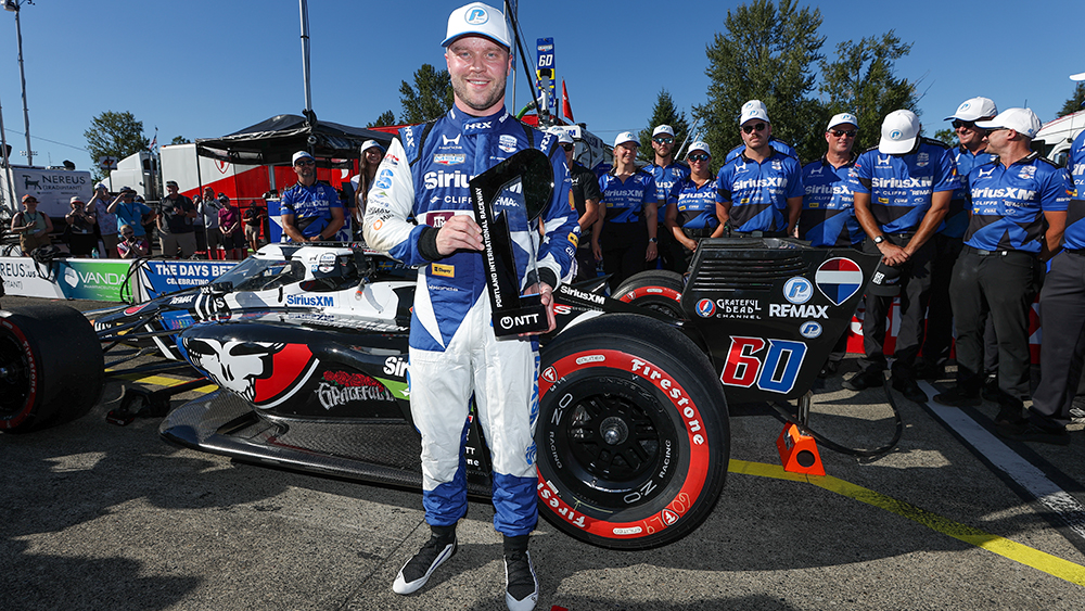 Steady Progress Helps Grateful Felix Rosenqvist Win Portland Pole