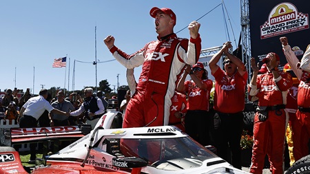 thumbnail for Scott McLaughlin Ends Drought With Dominant Laguna Seca Win
