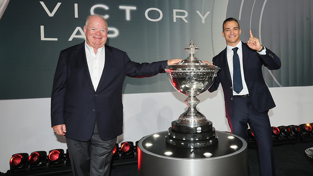 Alex Palou Coronated for Fifth Time at Victory Lap Celebration