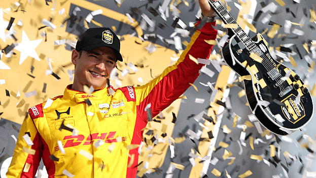 Cheers to That! Santino Ferrucci Celebrates With Beer From Fans