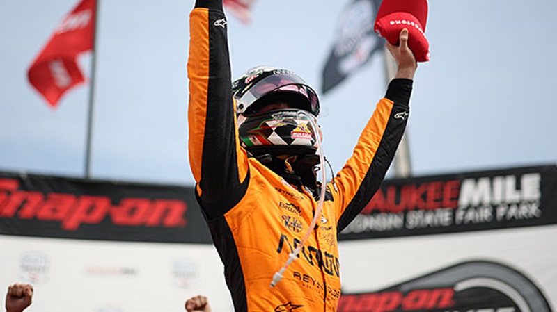 Pato O'Ward wins the 2026 Snap-on Milwaukee Mile 250