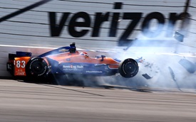 Thumbnail for Kimball crash in Pocono qualifications