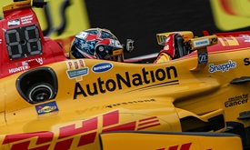 Thumbnail for Visor Cam: Ryan Hunter-Reay on the Streets Of St. Petersburg