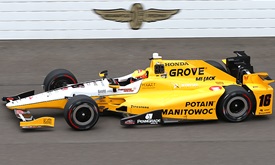 Thumbnail for Pigot crashes in Indianapolis 500 practice