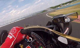 Thumbnail for Visor Cam: James Hinchcliffe at Watkins Glen International