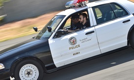 Thumbnail for Hunter-Reay and Hinchcliffe at LAPD training facility