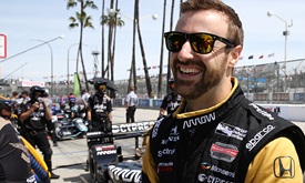Thumbnail for 'INDYCAR: NEXT' follows James Hinchcliffe at Long Beach