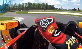 Thumbnail for Visor Cam: Ryan Hunter-Reay at Barber Motorsports Park
