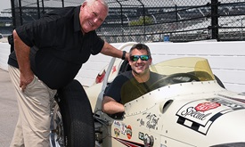 Thumbnail for Stewart drives Foyt's roadster at Indianapolis Motor Speedway