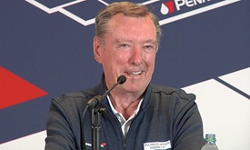 Thumbnail for 3-time #Indy500 champion Johnny Rutherford News Conference 