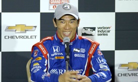 Thumbnail for Takuma Sato Verizon P1 Award news conference for Chevrolet Detroit Grand Prix Race 2