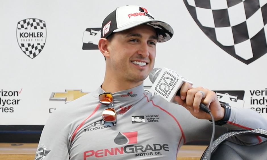 Rahem Rakhal Graham Rahal news conference at Road America