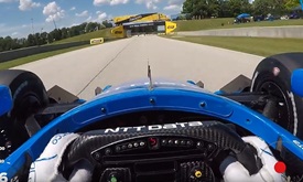 Thumbnail for Visor cam: Tony Kanaan at Road America
