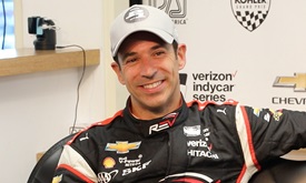 Thumbnail for Verizon P1 Award winner Helio Castroneves news conference