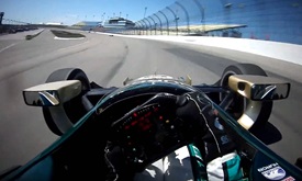 Thumbnail for Visor cam: Ed Carpenter at Iowa Speedway