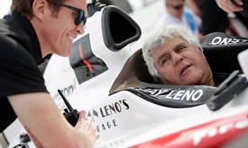 Thumbnail for Late night icon visits INDYCAR paddock for 'Jay Leno's Garage'