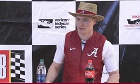 Thumbnail for Josef Newgarden channels inner Nick Saban