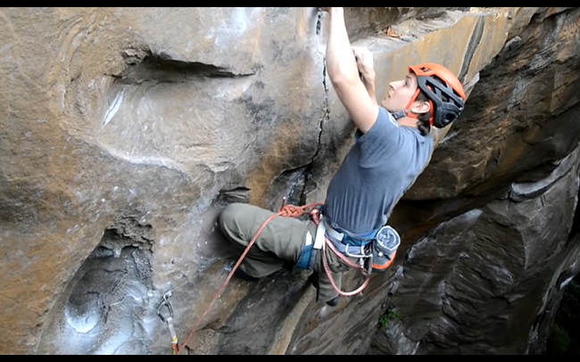 Portland rock climbing with Veach, Kellett