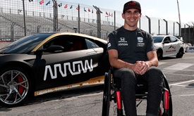 Thumbnail for Robert Wickens drives an Acura NSX around Toronto circuit