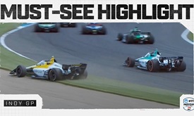 Thumbnail for Must-see: Teammates Herta, Ericsson tangle at Indy