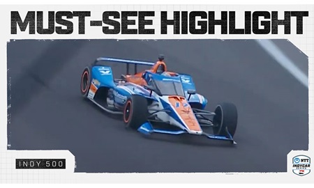 thumbnail for Must See Highlight: Kyle Larson First Laps At Opening Practice For Indy 500