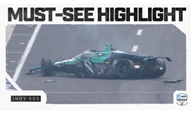 Thumbnail for Must See Highlight: Marcus Ericsson Indy 500 Practice Crash