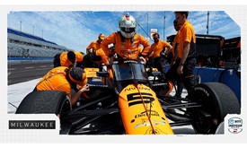 Thumbnail for 'A lot faster than I thought' - Drivers Assess Hybrid Test at Milwaukee Mile