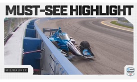 Thumbnail for Christian Rasmussen Smacks Wall in Practice at Milwaukee