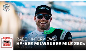 Thumbnail for Driver Reaction from the 2024 Hy-Vee Milwaukee Mile 250 - Race 1