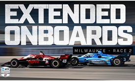 Thumbnail for Best Onboard Moments from Race 2 at Milwaukee Mile
